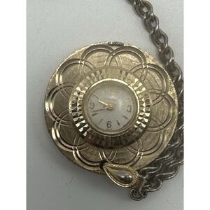 Caravelle Manual Wind‎ Ladies Working Pendant Watch Vintage 33MM S45